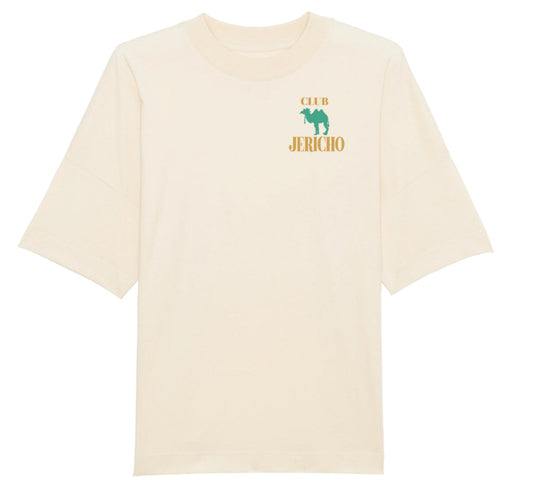 Club Jericho Camel Logo Organic T-Shirt - Natural Raw